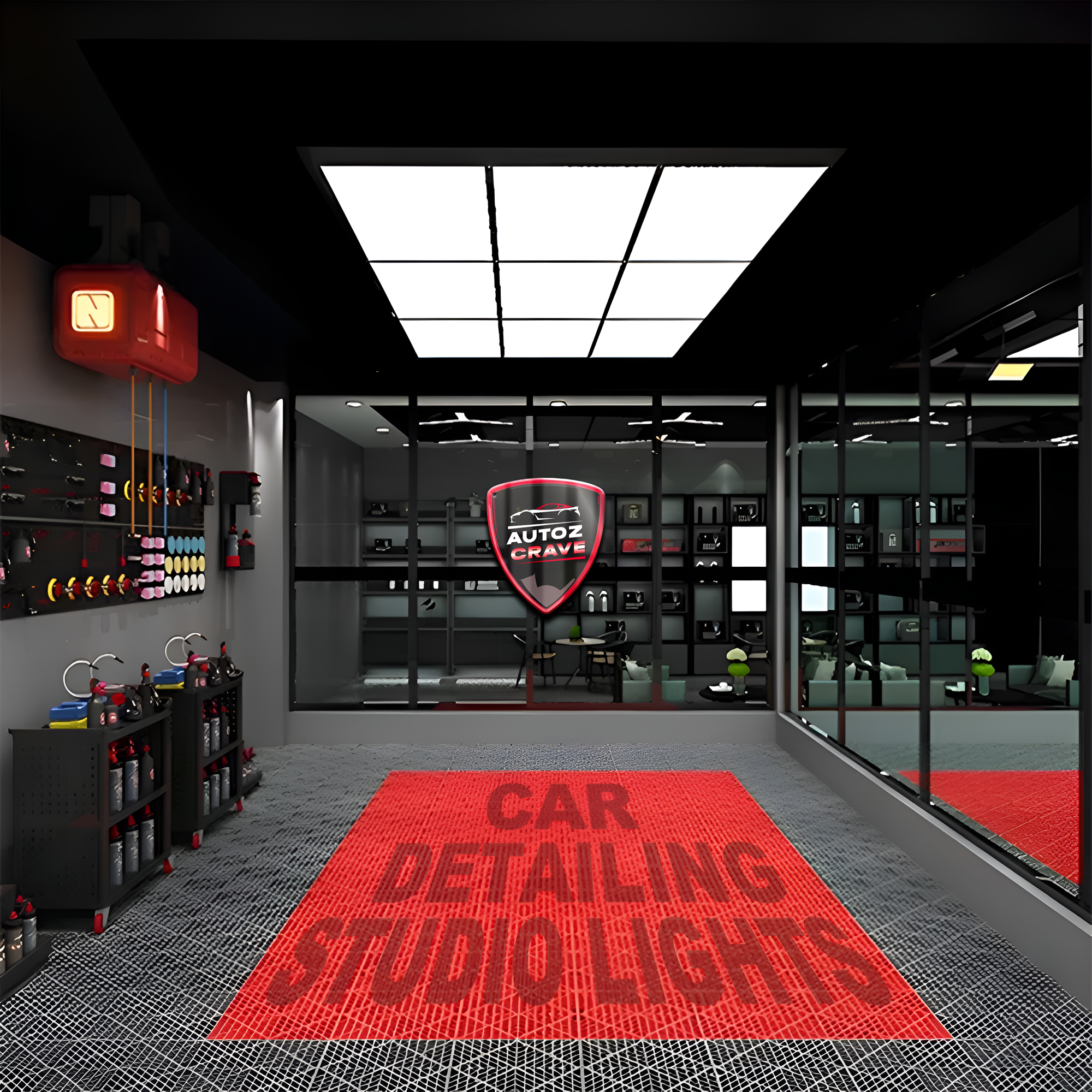 AUTOZCRAVE PANEL LIGHT FOR CAR DETAILING STUDIO