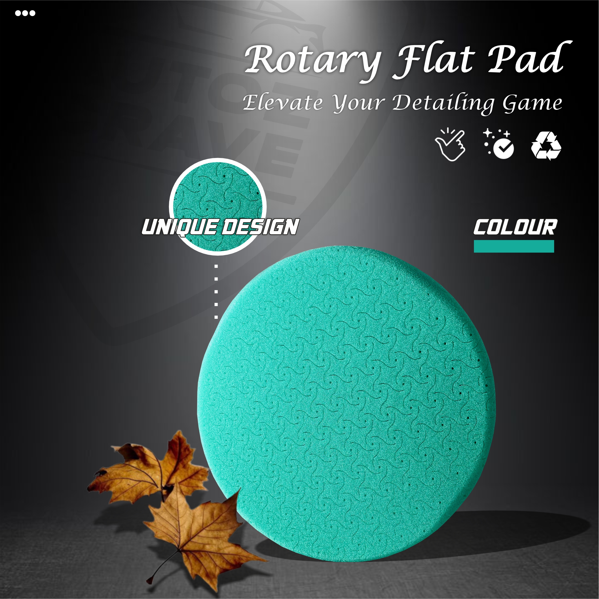 BEST HEAVY CUTTING PAD FOR ROTARY POLISHER 7 INCHES (GREEN)