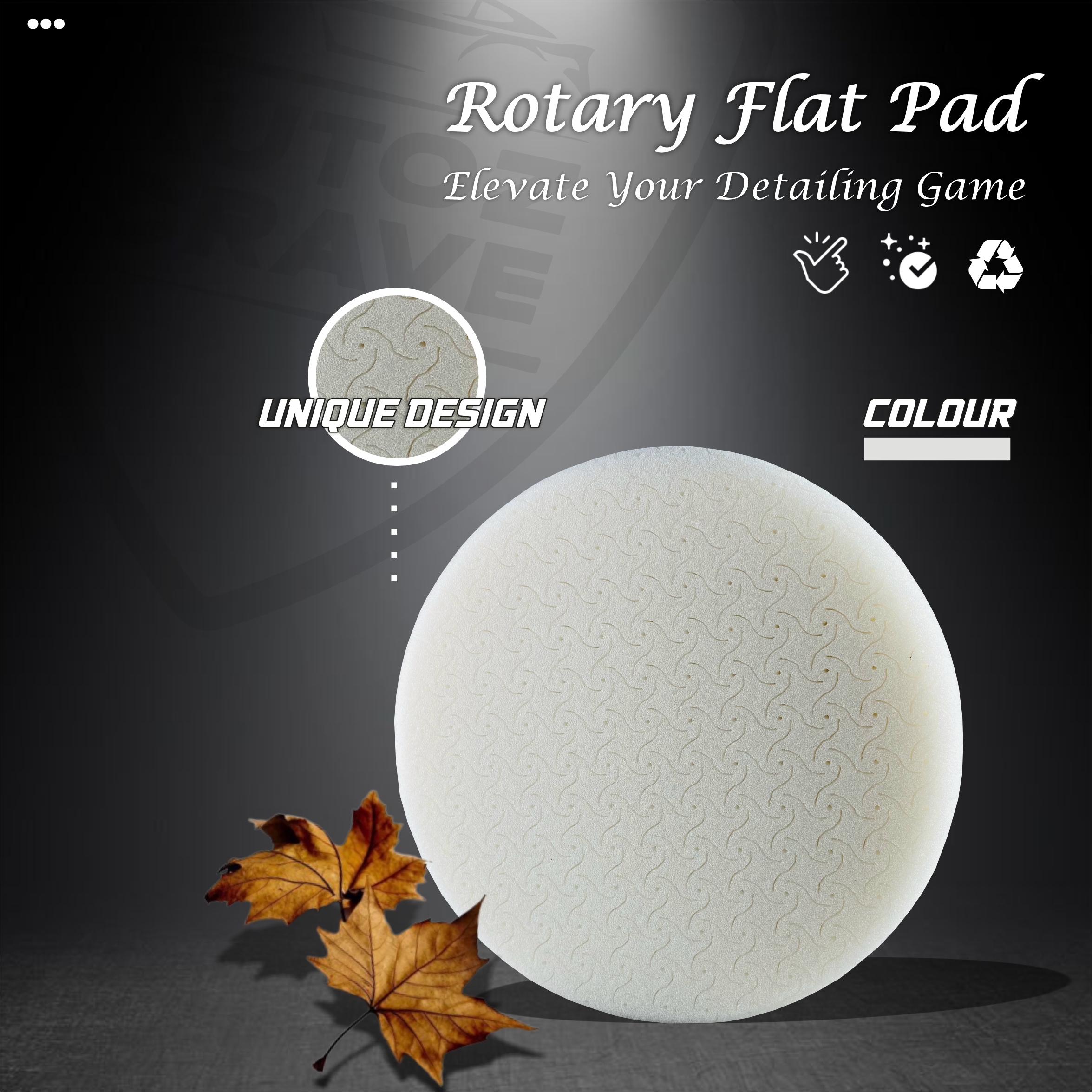 BEST HEAVY CUTTING PAD FOR ROTARY POLISHER 7 INCHES (WHITE)
