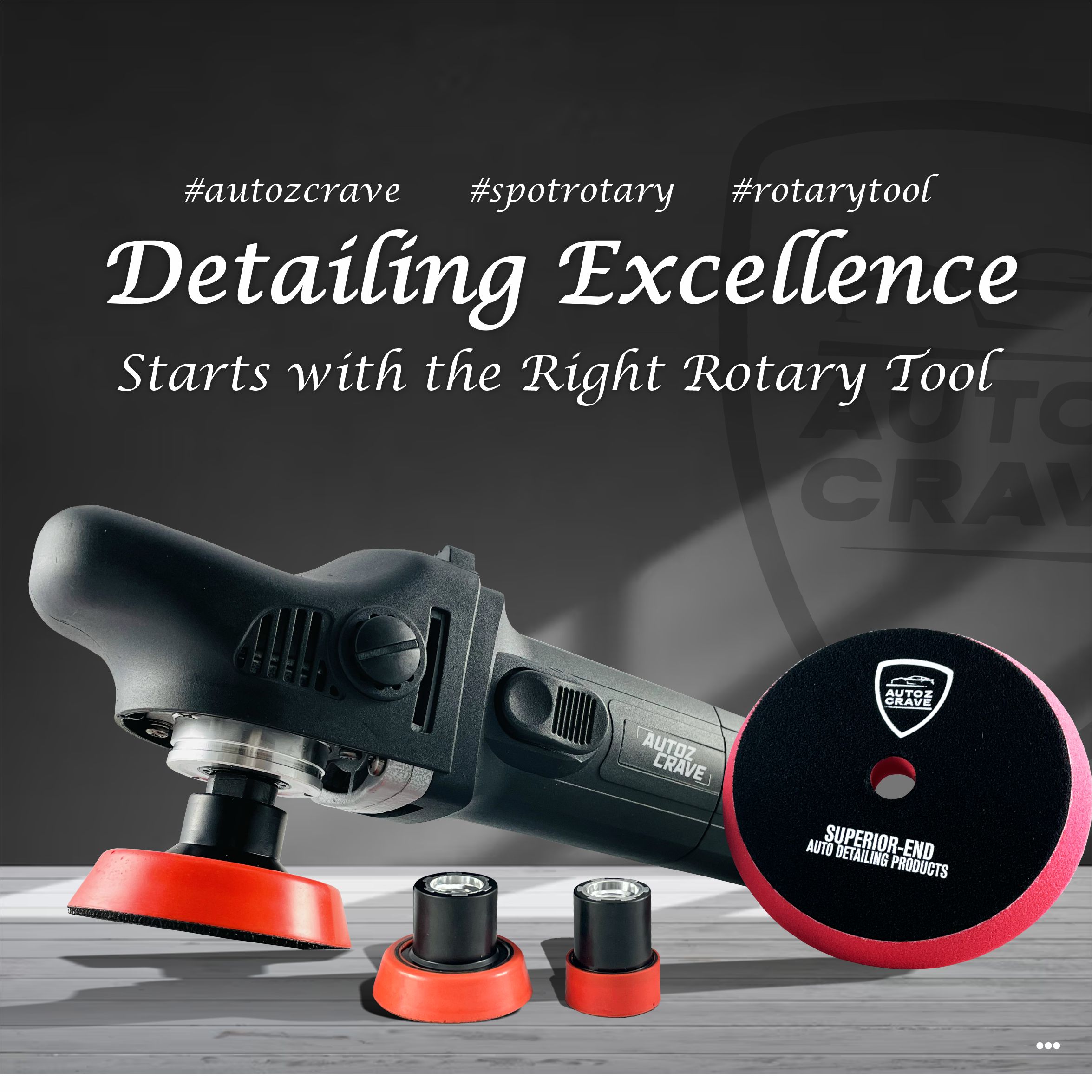 SPOT ROTARY POLISHER FOR CAR DETAILING