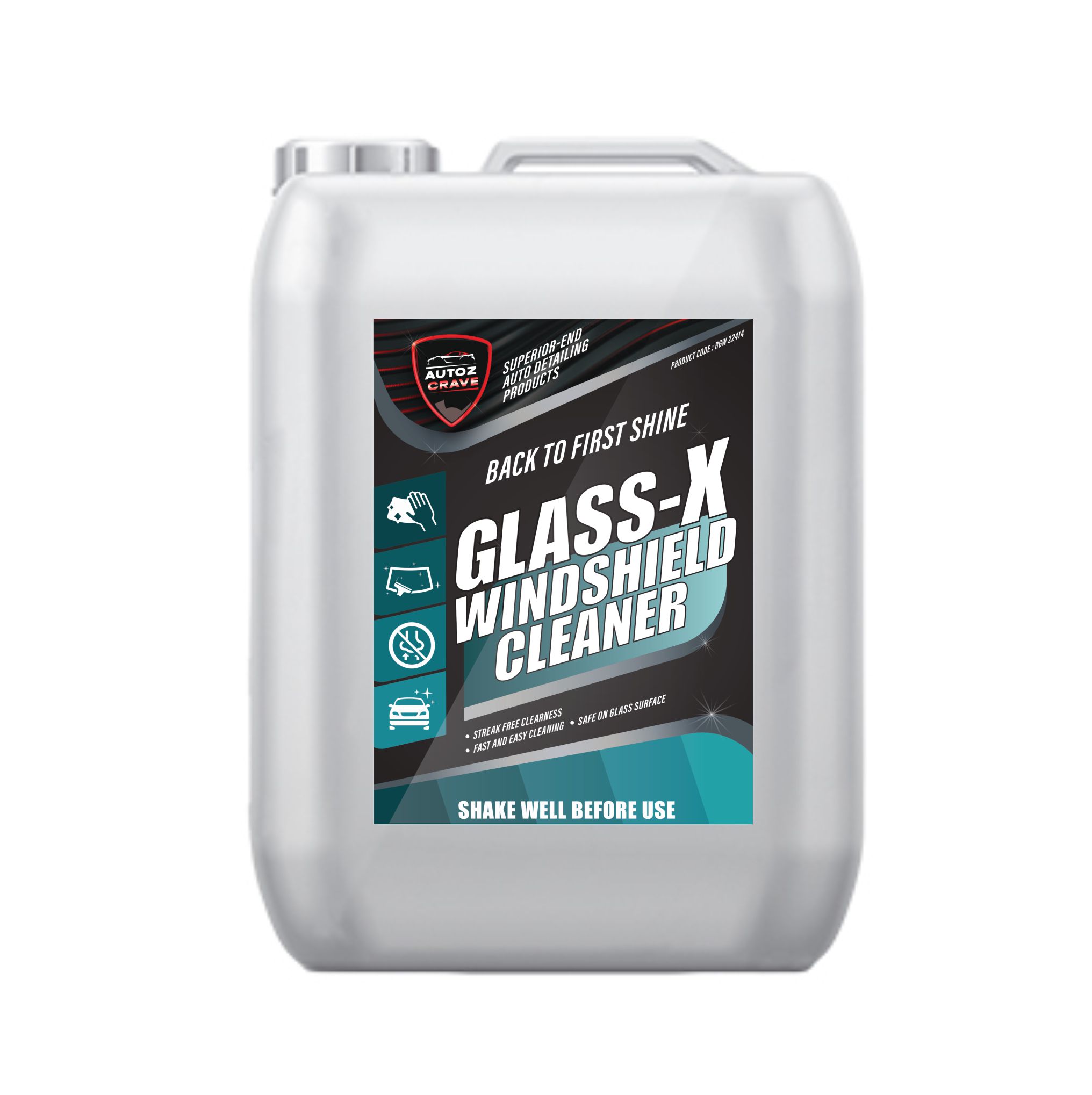 GLASS-X (WINDSHIELD CLEANER) FOR WINDSHIELD CLEANING 